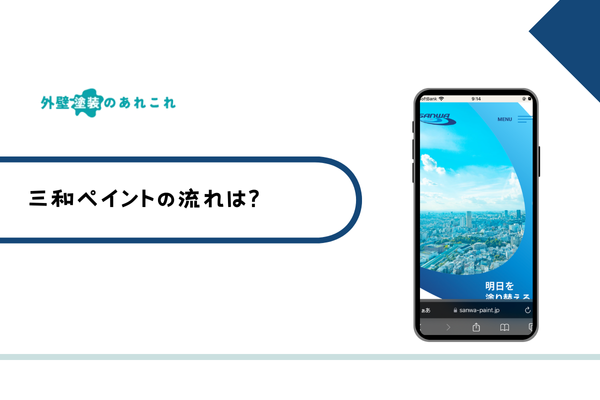 三和ペイントに依頼する流れ
