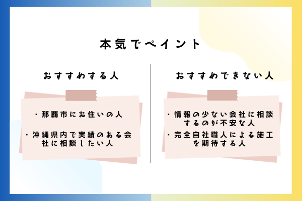 本気でペイントをおすすめできる人・おすすめできない人